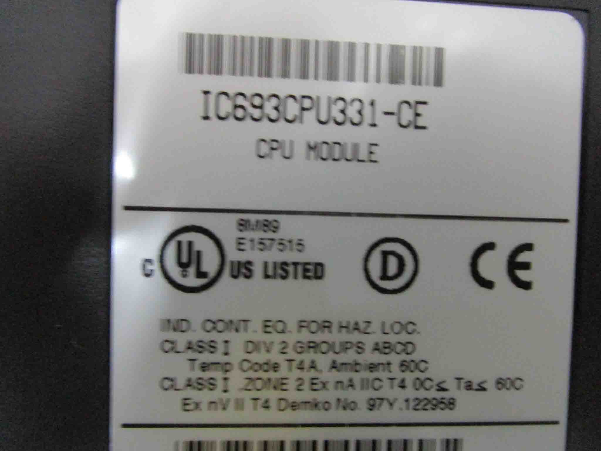 45 GE-IC693CPU331 CE